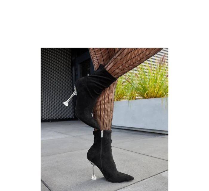 Boty na podpatku model 205091 Solea Boty na podpatku model 205091 Solea