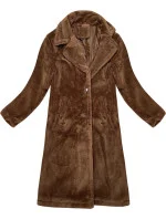 Dámský kabát typu beránek ve velbloudí barvě J Style (11Z8157) Dámský kabát typu beránek ve velbloudí barvě J Style (11Z8157)