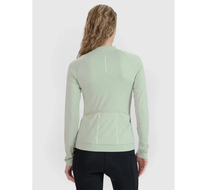 Dámské cyklistické tričko s dlouhým rukávem 4F 4FWSS25TFLOF343-47S Dámské cyklistické tričko s dlouhým rukávem 4F 4FWSS25TFLOF343-47S