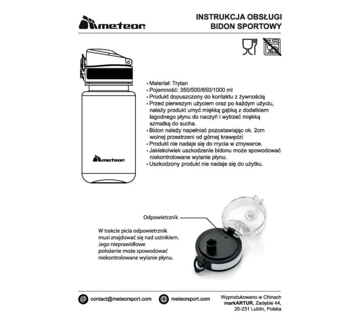 500 ml láhev model 21223030 - Meteor