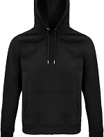 SOL'S Stellar Unisex raglánová mikina s kapucí z bio bavlny 25.3568 black