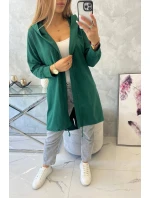 Světle zelená bunda s potiskem Světle zelená bunda s potiskem