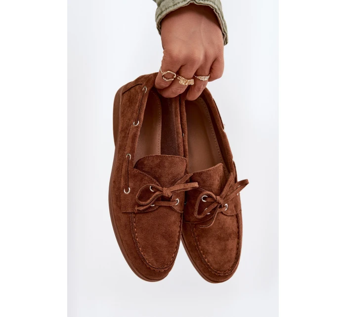 Polobotky Mokasiny Dámské S Vázáním Camel Calivra Polobotky Mokasiny Dámské S Vázáním Camel Calivra