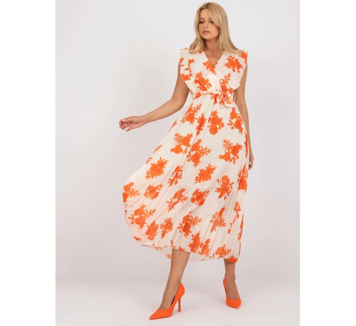 Šaty DHJ SK 13166.94P oranžová Šaty DHJ SK 13166.94P oranžová