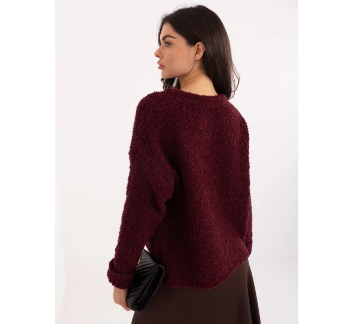 Jumper MI SW WK32601.19 bordó Jumper MI SW WK32601.19 bordó