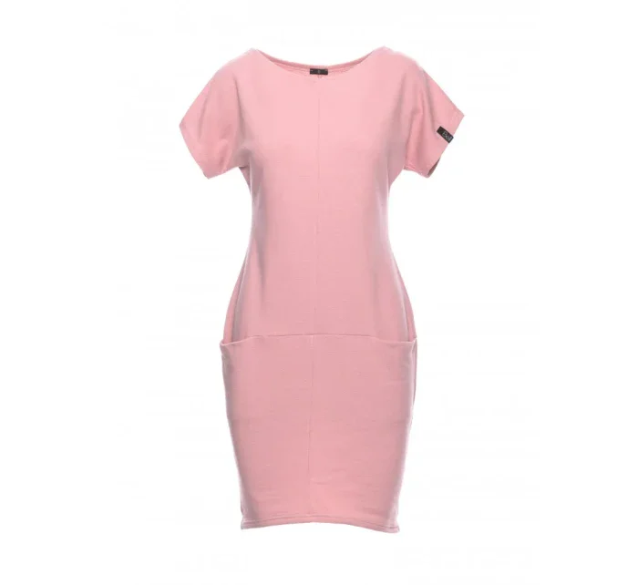 Midi šaty s kapsami ve  pudrové model 15096911 - BeWear