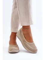 Béžové balerínky na platformě Aviaba Béžové balerínky na platformě Aviaba