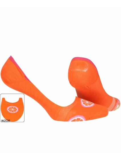 Dámské vzorované ponožky se silikonem