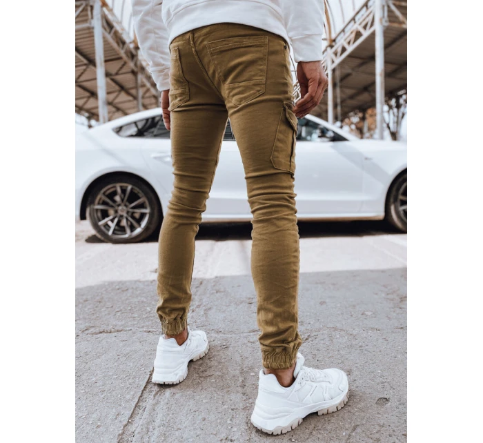 Pánské velbloudí džínové bojové kalhoty FashionStreet UX4360 Pánské velbloudí džínové bojové kalhoty FashionStreet UX4360