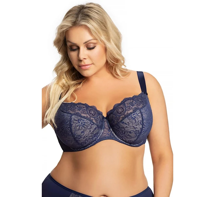 Dámská podprsenka model 21001301 Blanca blue - Gorsenia Dámská podprsenka model 21001301 Blanca blue - Gorsenia