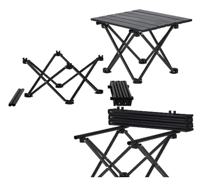 SKLÁDACÍ CESTOVNÍ SET 3 V 1 STŮL A 2 ŽIDLE REDCLIFFS BEIGE