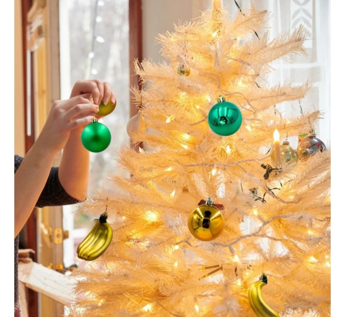 DEKORATIVNÍ PLASTOVÁ CETKA BEZPEČNÁ 7KS BANÁNOVÁ SLÍDA