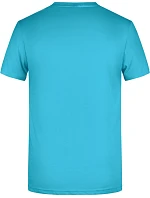8008 Pánské tričko z bio bavlny model 22438085 turquoise - Daiber