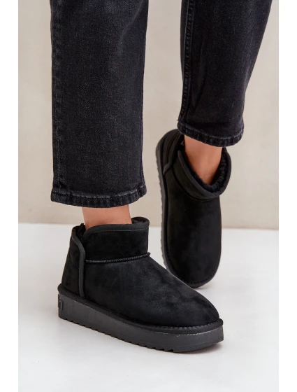 Dámské Sněhule Na Platformě D.Franklin DFSH370010 Černé