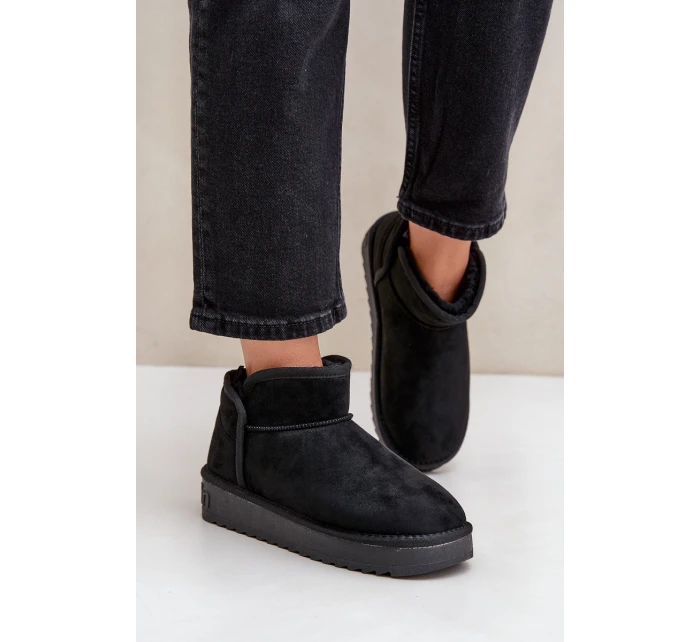 Dámské Sněhule Na Platformě D.Franklin DFSH370010 Černé