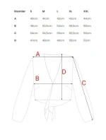model 21136143 Krátký top s vázáním vpředu černý - Moe