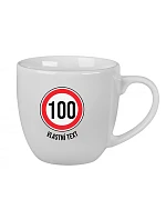 Personalizovaný keramický hrníček 400 ml - narozeninová dopravní značka Personalizovaný keramický hrníček 400 ml - narozeninová dopravní značka