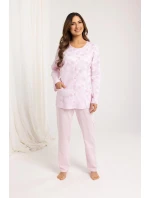 Pyžamo Regina 710 dlouhé/r 2XL-3XL Z25/26 dámské rozepínací Pyžamo Regina 710 dlouhé/r 2XL-3XL Z25/26 dámské rozepínací