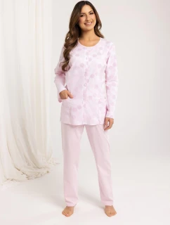 Pyžamo model 21224263 dlouhé/r 2XL3XL Z25/26 dámské rozepínací - Regina