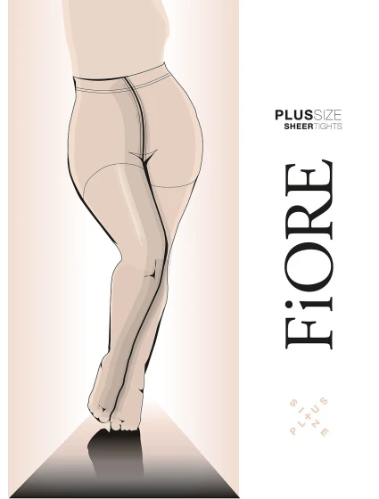 Punčocháče Fiore C 5120 Sheer Plus Velikost 5-XL Punčocháče Fiore C 5120 Sheer Plus Velikost 5-XL