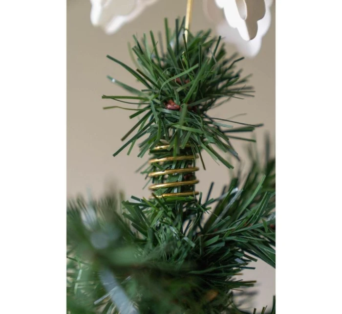 VÁNOČNÍ STROMEČEK HVĚZDA TIP 30CM PAPÍR ZLATÝ