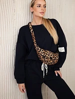 Komplet teplákové + kalhoty máslová látka námořnická modř