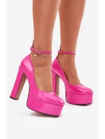 Lakovane Lodičky Na Vysokém Podpatku A Platformě Růžové Nianka Lakovane Lodičky Na Vysokém Podpatku A Platformě Růžové Nianka