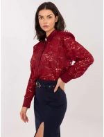 Koszula IT KS model 21795559 bordowy - FPrice Koszula IT KS model 21795559 bordowy - FPrice