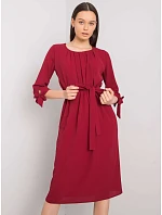 Sukienka LK SK 507843.12P bordowy Sukienka LK SK 507843.12P bordowy