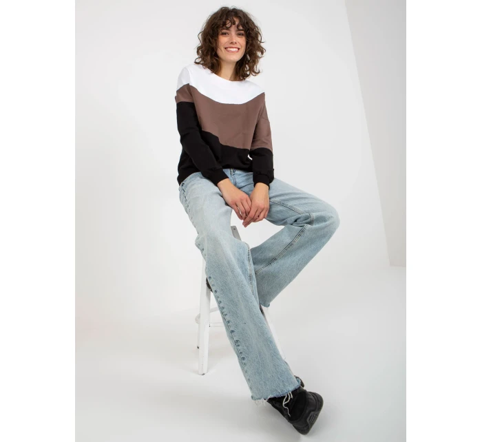 Mikina RV BL 8430.61P bílá a černá