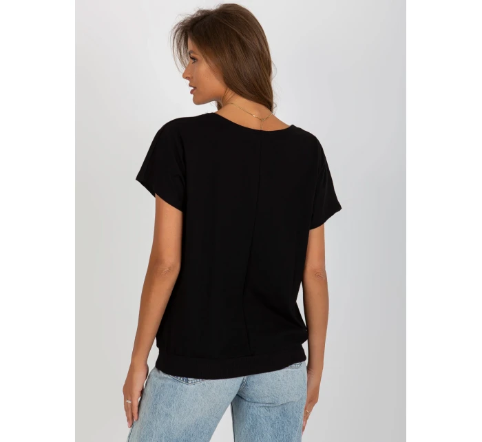 Bluzka RV BZ model 18547056 czarny - FPrice Bluzka RV BZ model 18547056 czarny - FPrice