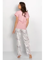 Dámské pyžamo Garden Spa růžové - Momenti Per Me