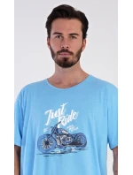 Pánská noční košile s krátkým rukávem Samuel