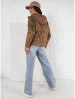 Dámská přechodová bunda hnědá Dstreet model 21974216 - FashionStreet