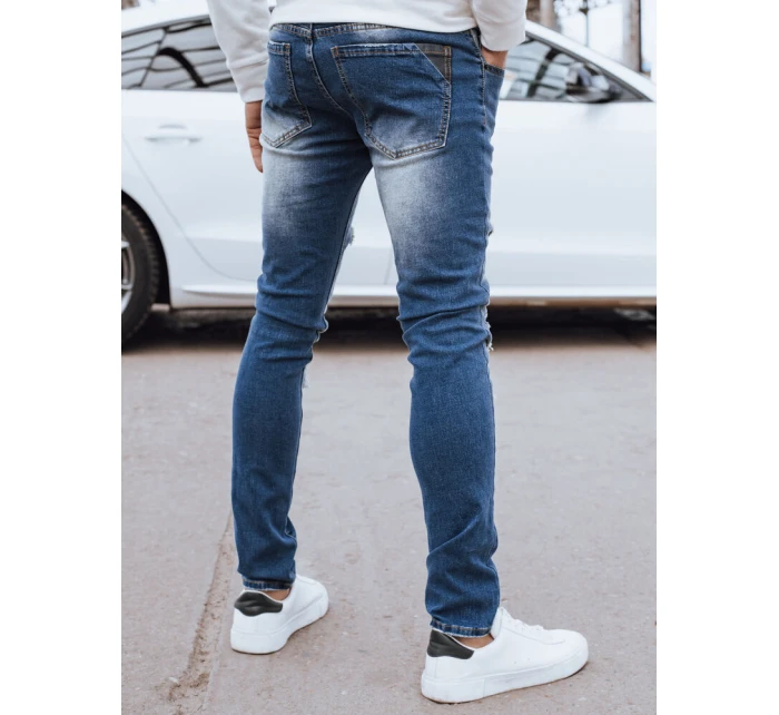 Pánské tmavě modré džínové kalhoty FashionStreet UX4226