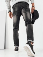 Pánské černé džínové kalhoty FashionStreet UX4248