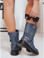 Dámské látkové boty modré FashionStreet ZY1275