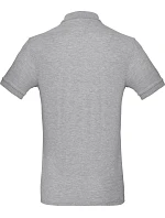 B&C Inspire Polo /men_° Pánské piqué polo z bio bavlny model 22528023 heather grey B&C Inspire Polo /men_° Pánské piqué polo z bio bavlny model 22528023 heather grey