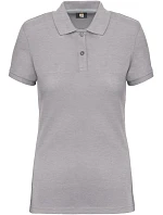 WK WK 275 Dámské pracovní piqué polo z těžké bavlny 20.W275 oxford grey WK WK 275 Dámské pracovní piqué polo z těžké bavlny 20.W275 oxford grey