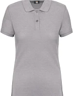 WK WK 275 Dámské pracovní piqué polo z těžké bavlny 20.W275 oxford grey