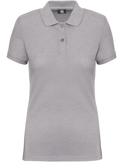 WK WK 275 Dámské pracovní piqué polo z těžké bavlny 20.W275 oxford grey WK WK 275 Dámské pracovní piqué polo z těžké bavlny 20.W275 oxford grey