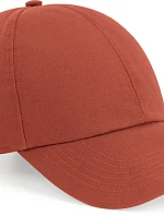 Beechfield B 54N 6 panelová kšiltovka z bio bavlny 53.0054 terracotta