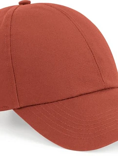 Beechfield B 54N 6 panelová kšiltovka z bio bavlny 53.0054 terracotta