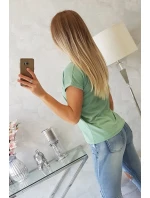 Nakupování je moje kardio tmavě mátová halenka Nakupování je moje kardio tmavě mátová halenka