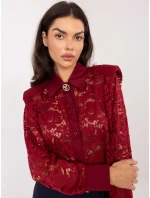 Koszula IT KS model 21795559 bordowy - FPrice Koszula IT KS model 21795559 bordowy - FPrice