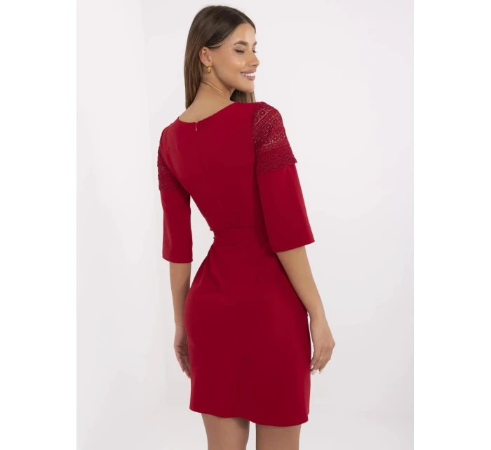 LK SK šaty model 20976008 bordó - FPrice