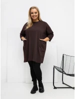 Bluzka RV BZ model 21818977 ciemny brązowy - FPrice Bluzka RV BZ model 21818977 ciemny brązowy - FPrice
