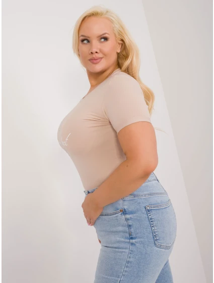 T shirt RV TS model 19920682 beżowy - FPrice