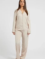 Dámské pyžamo O2BX09WEUZ0 F15T béžová - Guess