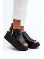 Bota na klínech  model 196626 Step in style